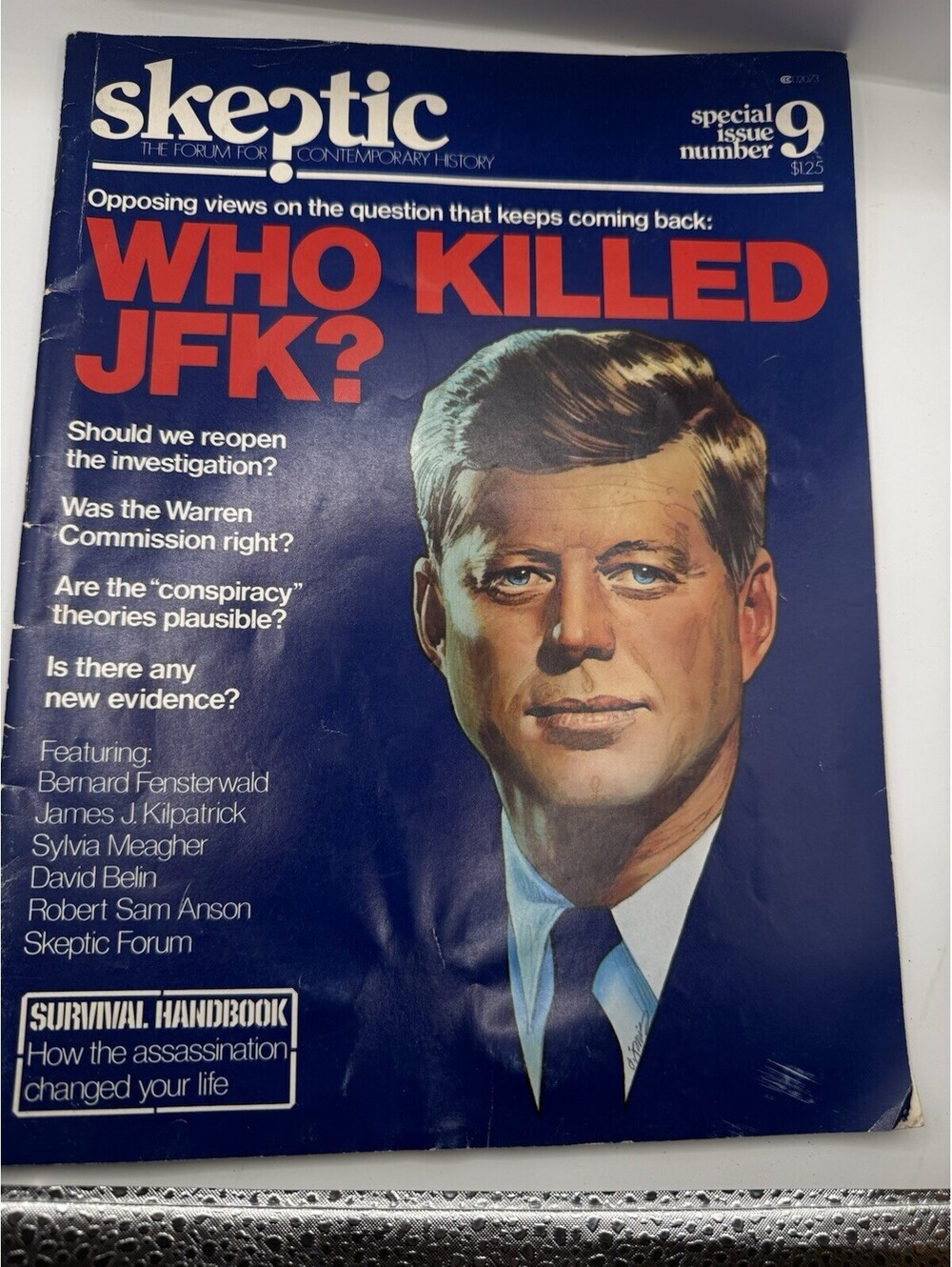Vintage Skeptic Magazine - Who Killed JFK - John F. Kennedy - Issue 9 - 1975
